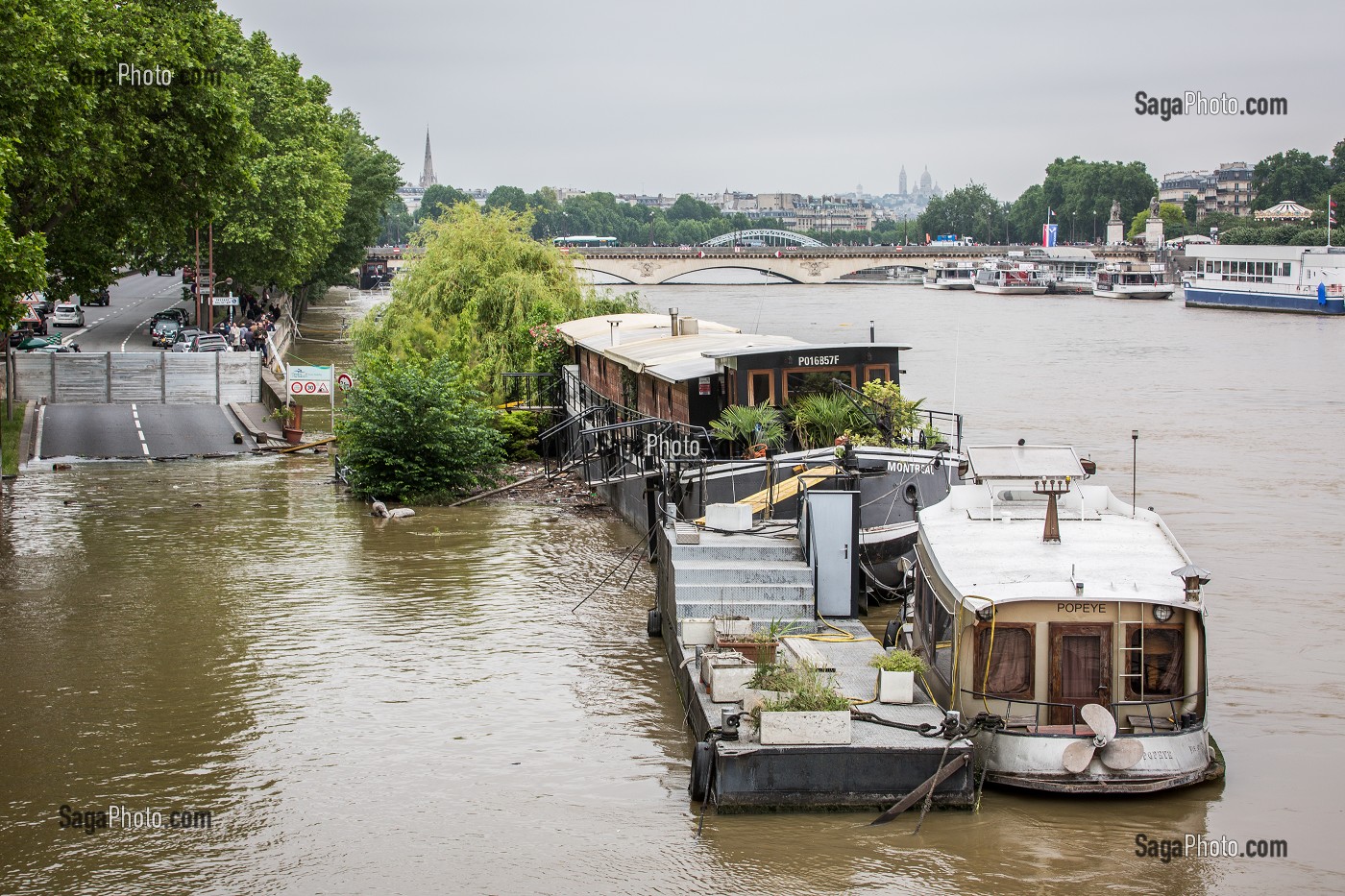 INONDATIONS, CRUE DE LA SEINE, PARIS 2016 