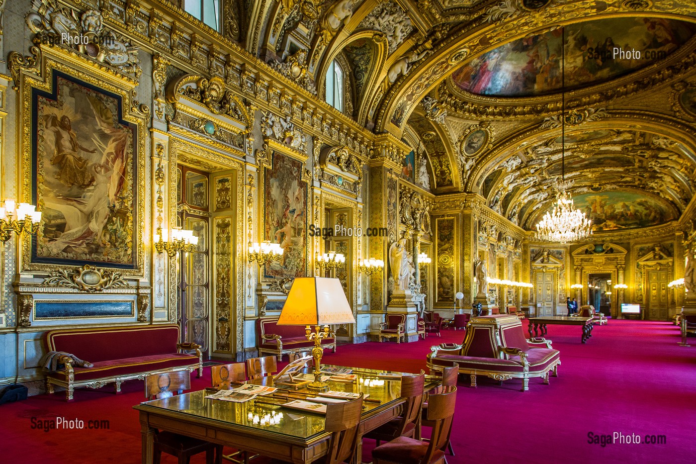 SALLE DES CONFERENCES, SENAT, PALAIS DU LUXEMBOURG, PARIS 