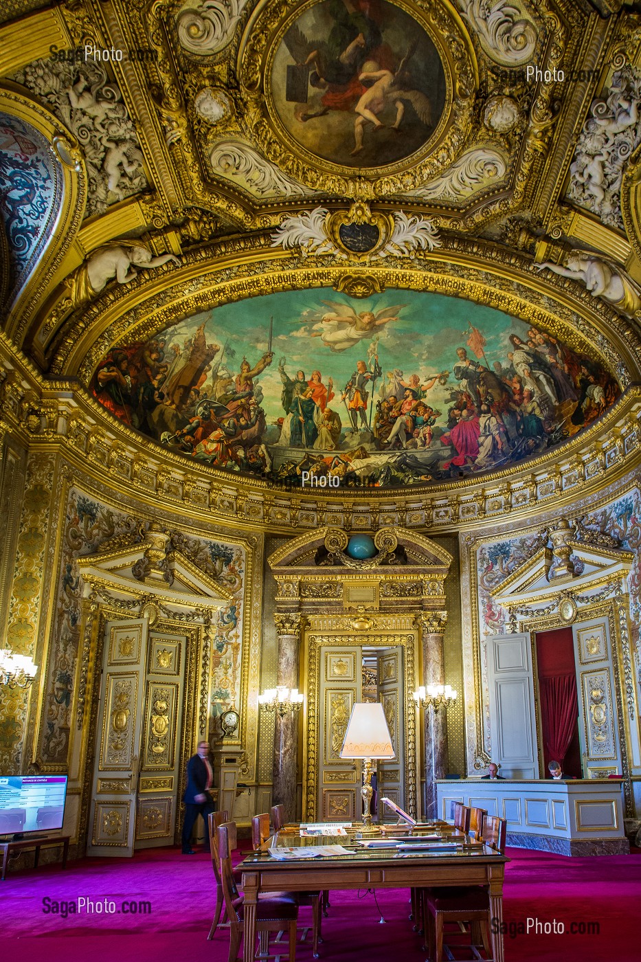 SALLE DES CONFERENCES, SENAT, PALAIS DU LUXEMBOURG, PARIS 