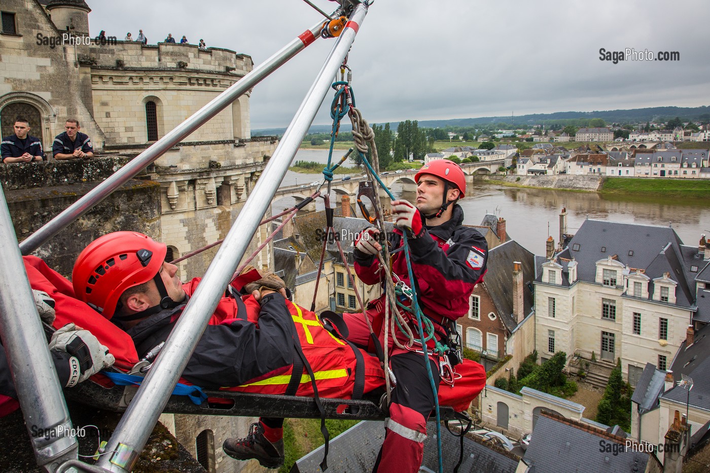 EXERCICE GRIMP, GROUPE DE RECHERCHE ET D'INTERVENTION EN MILIEUX PERILLEUX, SAPEURS POMPIERS 