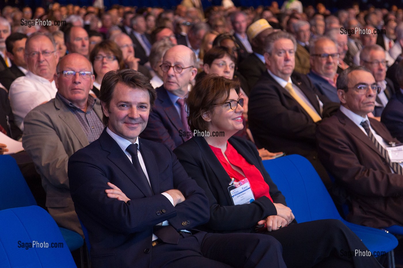 FRANCOIS BAROIN ET AGNES LE BRUN