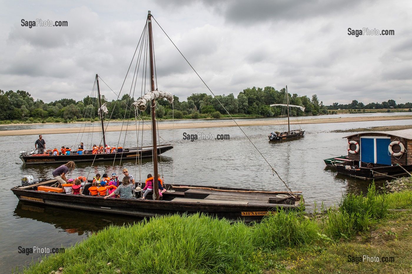 LA LOIRE AU FIL DE L'EAU, LOIR ET CHER, (41), REGION CENTRE VAL DE LOIRE, FRANCE 