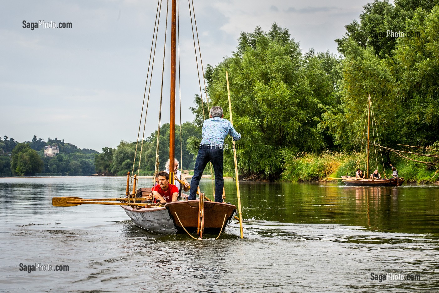 LA LOIRE AU FIL DE L'EAU, INDRE ET LOIRE, (37), REGION CENTRE VAL DE LOIRE, FRANCE 