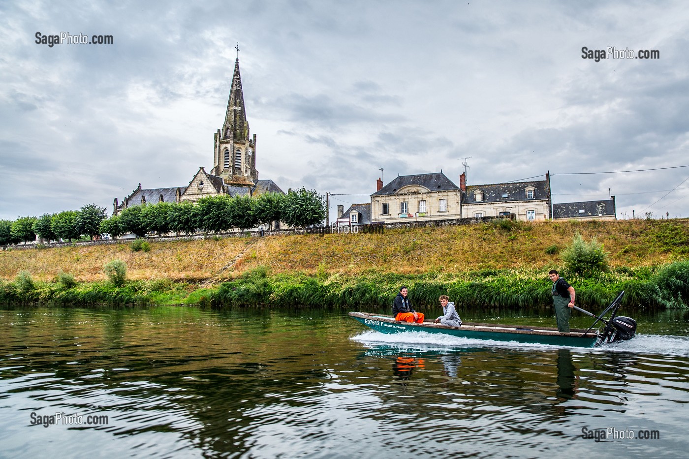 LA LOIRE AU FIL DE L'EAU, INDRE ET LOIRE, (37), REGION CENTRE VAL DE LOIRE, FRANCE 