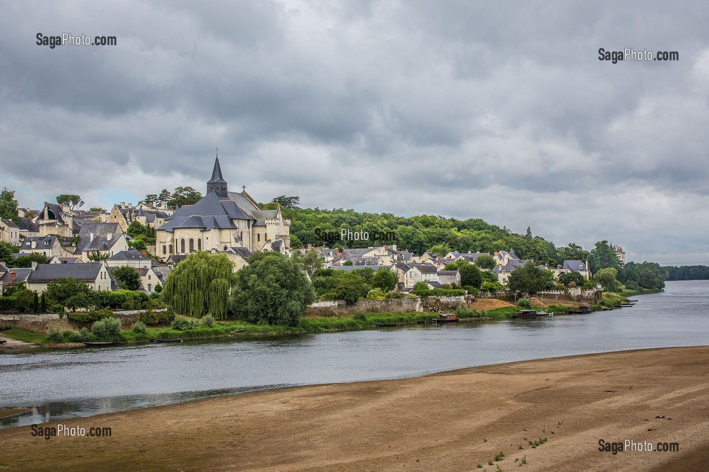 LA LOIRE AU FIL DE L'EAU, INDRE ET LOIRE, (37), REGION CENTRE VAL DE LOIRE, FRANCE 