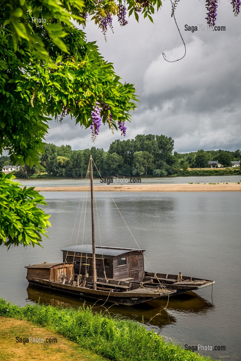 LA LOIRE AU FIL DE L'EAU, INDRE ET LOIRE, (37), REGION CENTRE VAL DE LOIRE, FRANCE 
