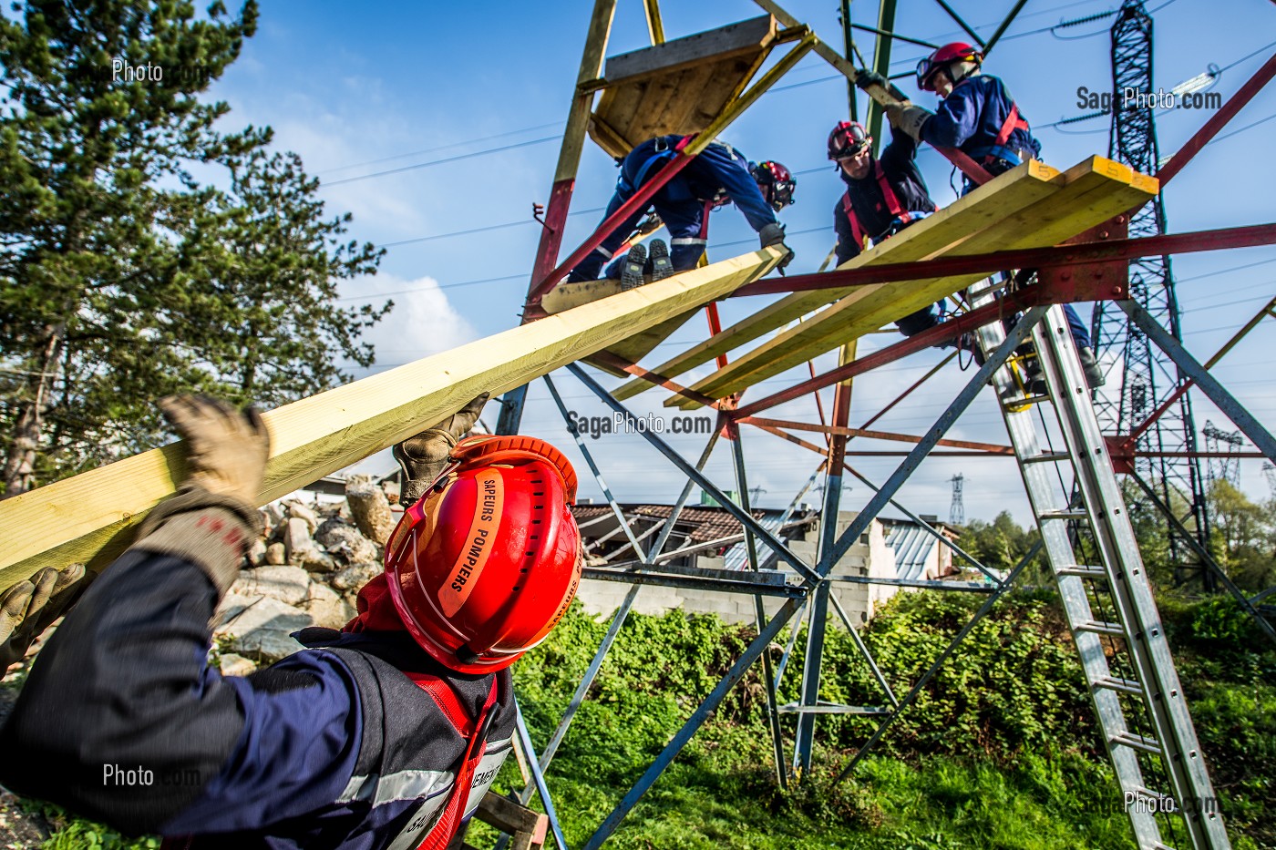 SAPEURS POMPIERS, SAUVETAGE DEBLAIEMENT 