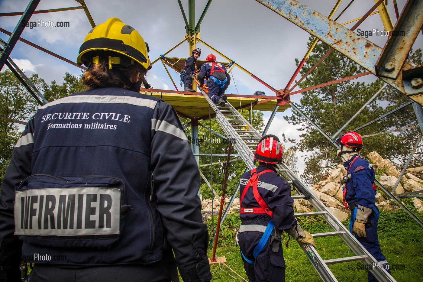 SAPEURS POMPIERS, SAUVETAGE DEBLAIEMENT 