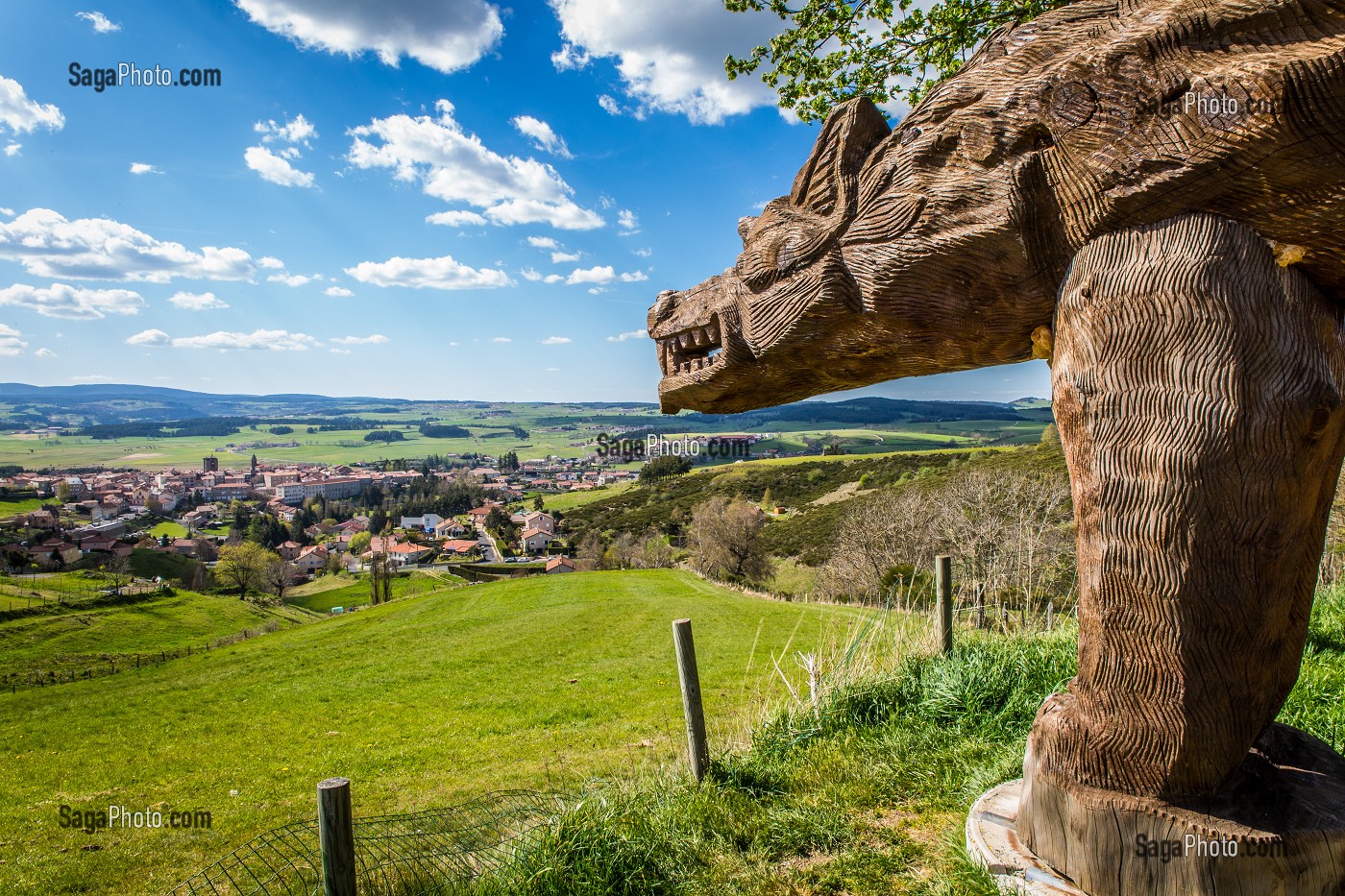 LA BETE DU GEVAUDAN, (43), HAUTE LOIRE, REGION AUVERGNE RHONE ALPES, FRANCE 