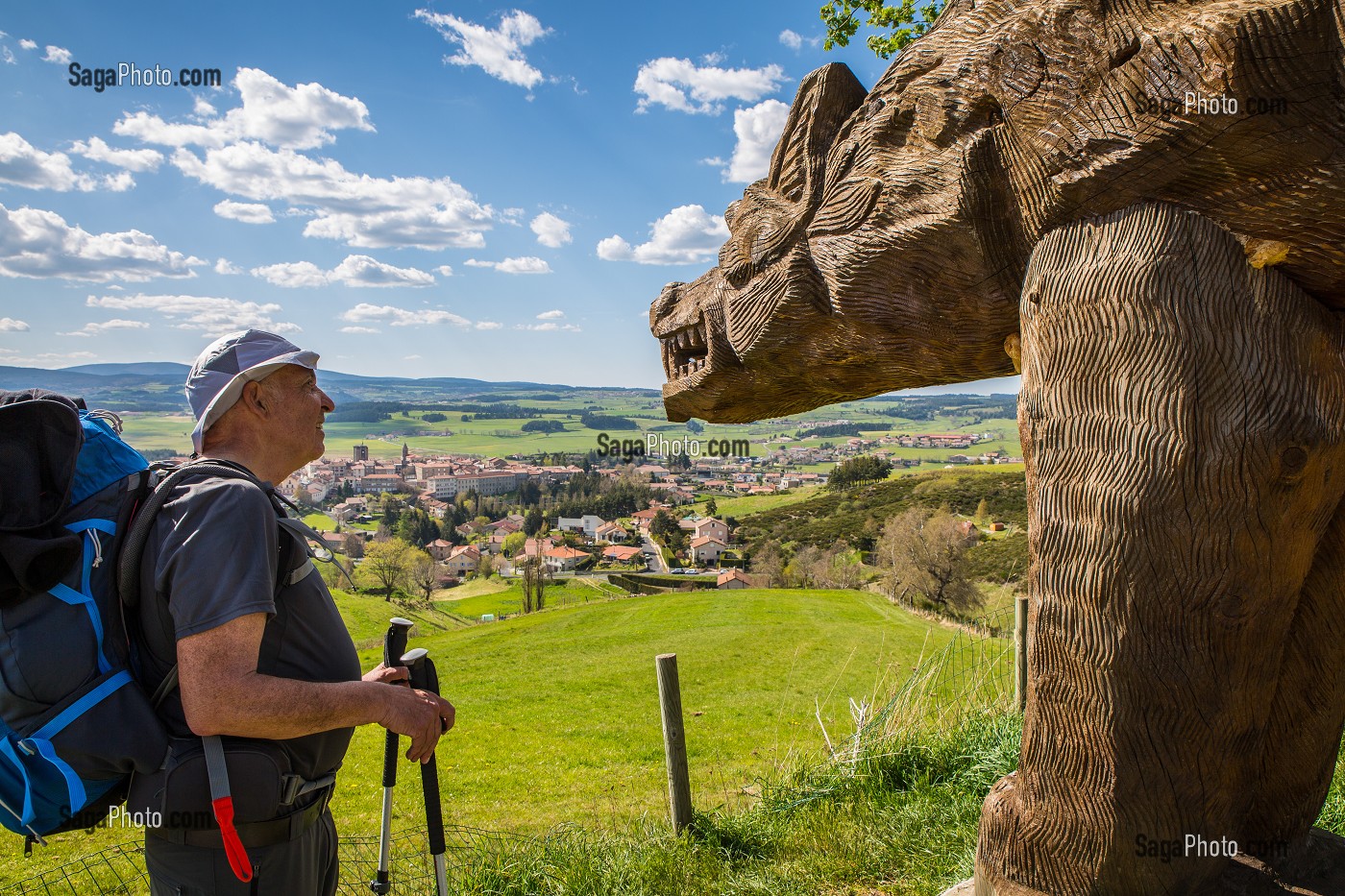 LA BETE DU GEVAUDAN, (43), HAUTE LOIRE, REGION AUVERGNE RHONE ALPES, FRANCE 