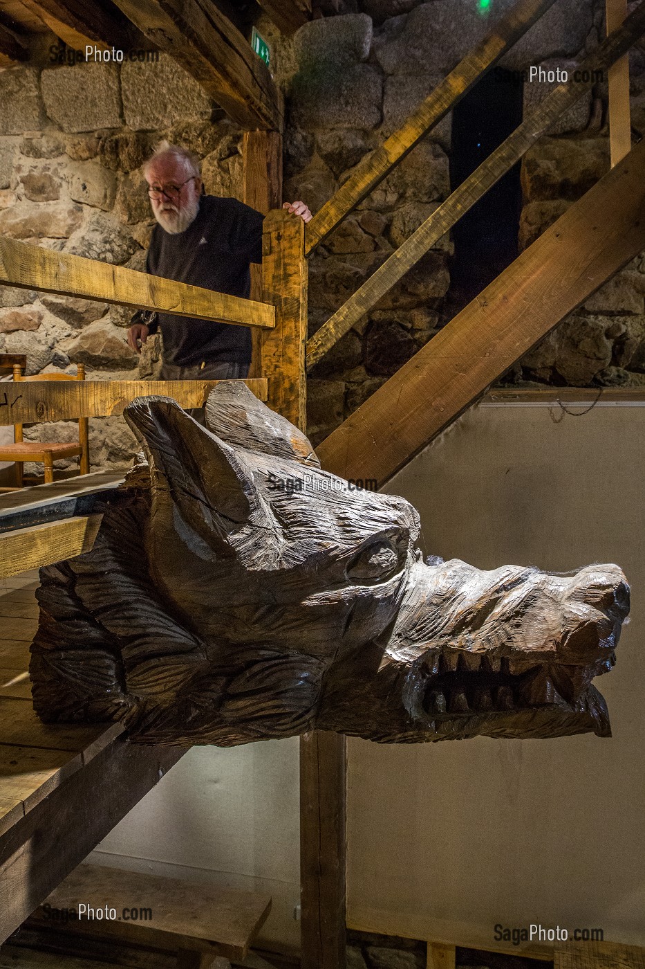 LA BETE DU GEVAUDAN, (43), HAUTE LOIRE, REGION AUVERGNE RHONE ALPES, FRANCE 