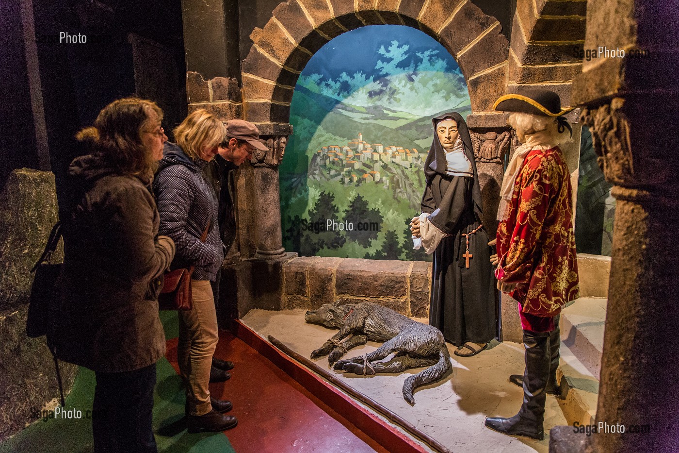 LA BETE DU GEVAUDAN, (43), HAUTE LOIRE, REGION AUVERGNE RHONE ALPES, FRANCE 
