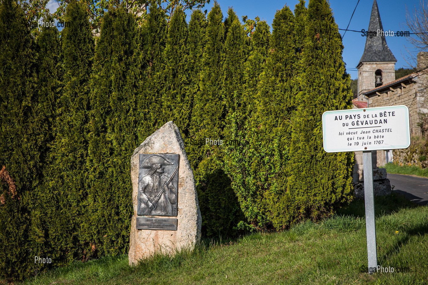 LA BETE DU GEVAUDAN, (43), HAUTE LOIRE, REGION AUVERGNE RHONE ALPES, FRANCE 