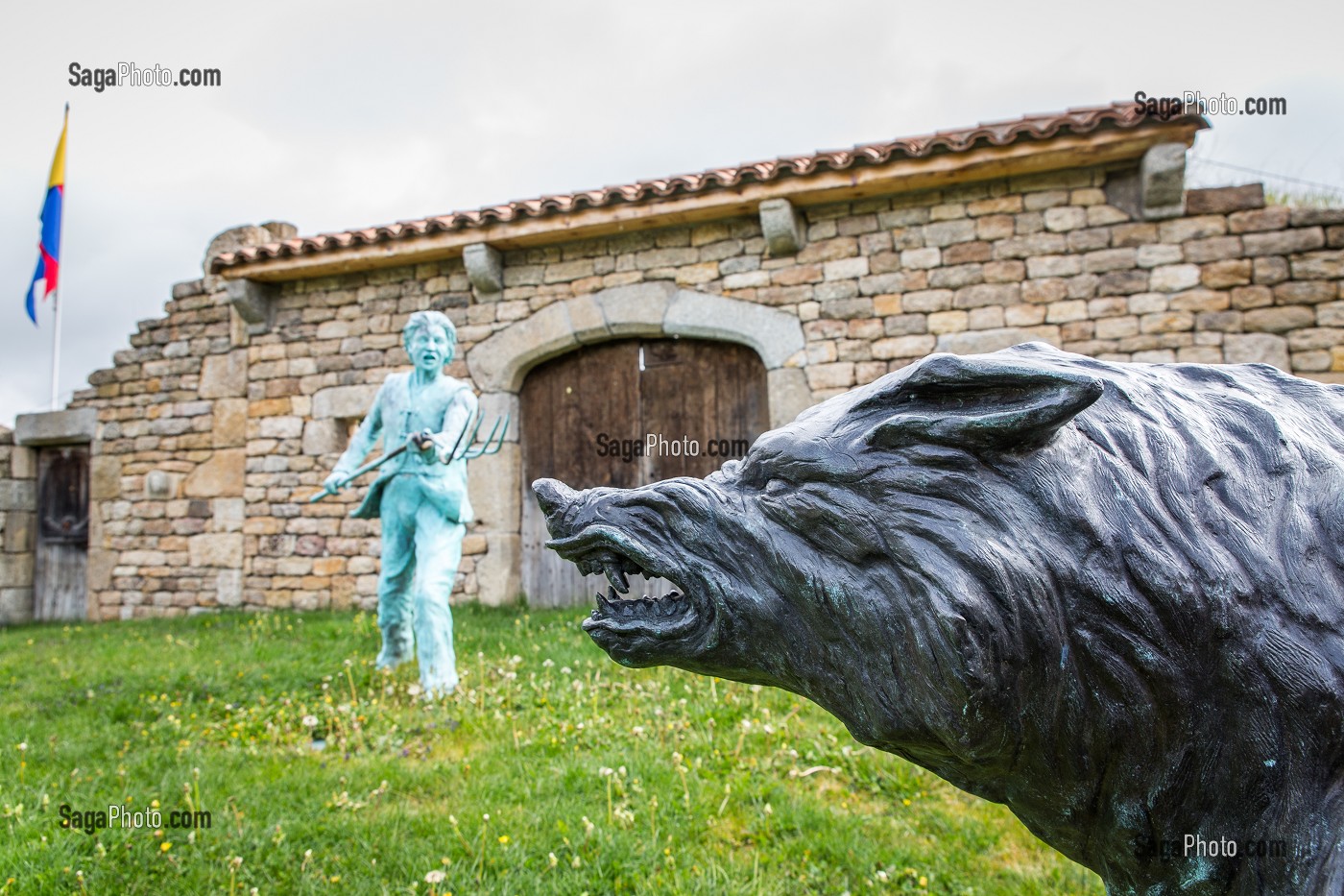 LA BETE DU GEVAUDAN, (48), LOZERE, REGION OCCITANIE, FRANCE 