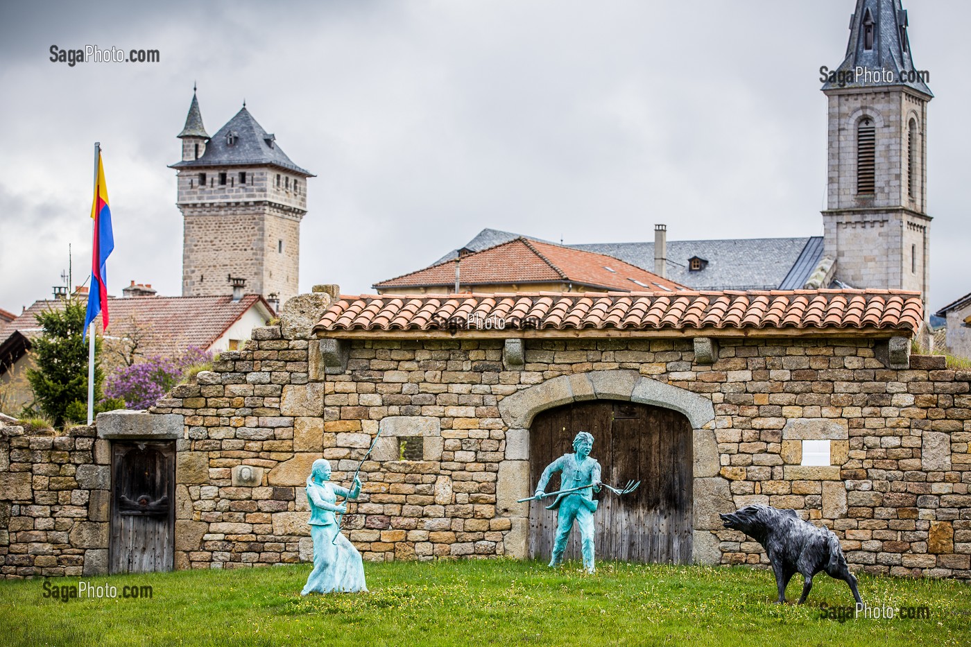 LA BETE DU GEVAUDAN, (48), LOZERE, REGION OCCITANIE, FRANCE 