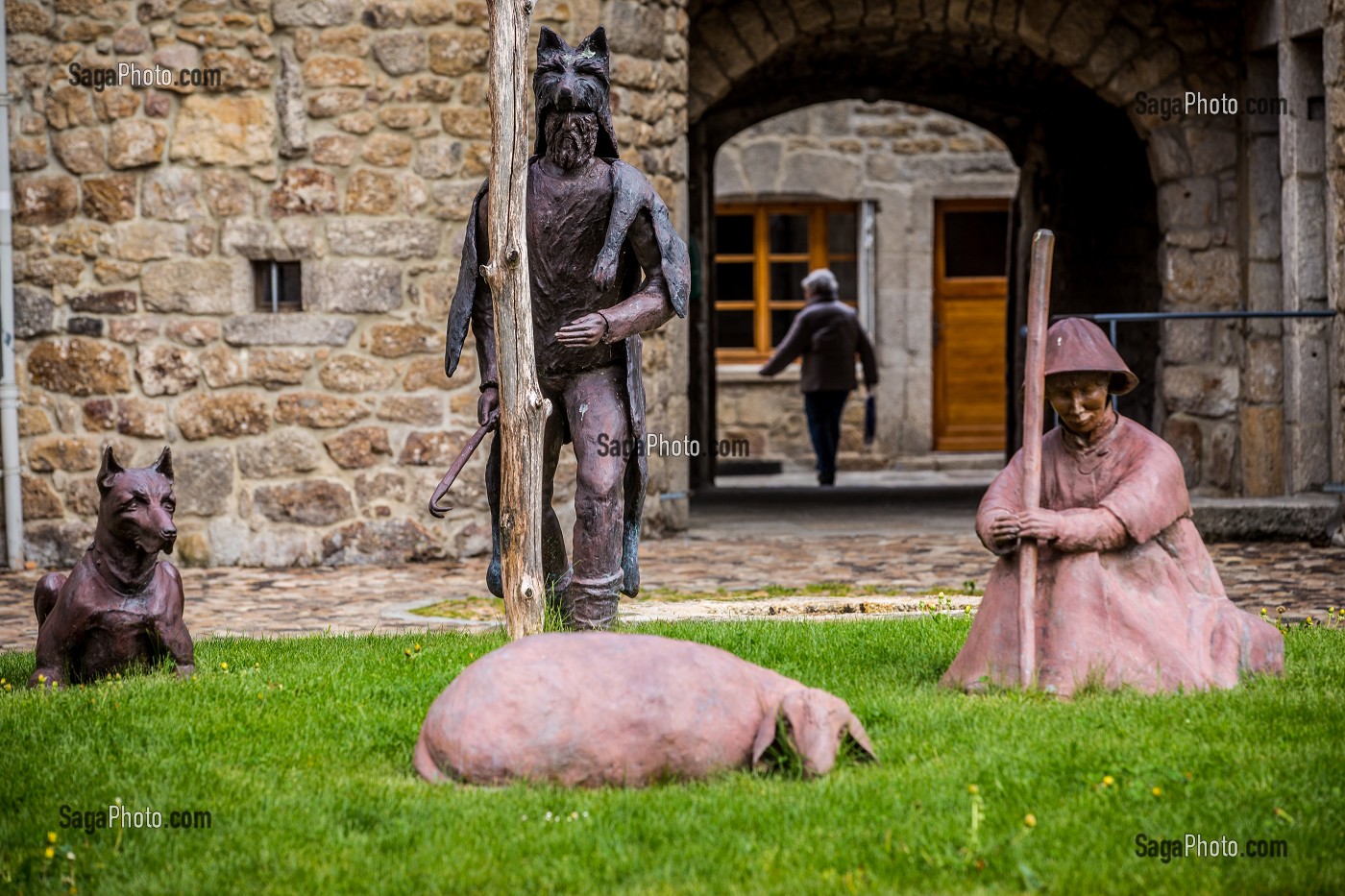 LA BETE DU GEVAUDAN, (48), LOZERE, REGION OCCITANIE, FRANCE 