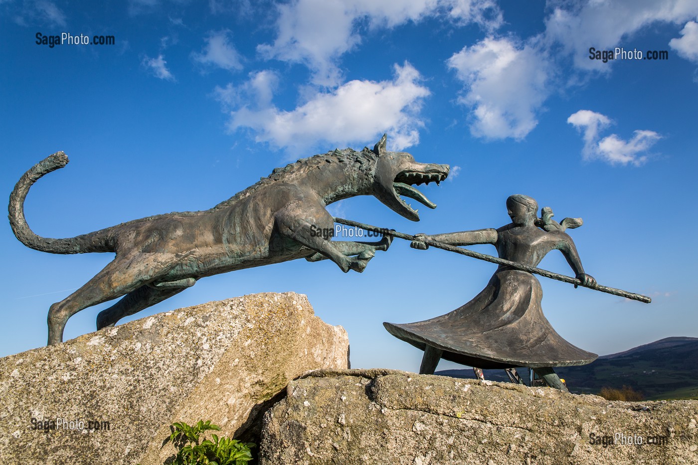 LA BETE DU GEVAUDAN, (43), HAUTE LOIRE, REGION AUVERGNE RHONE ALPES, FRANCE 