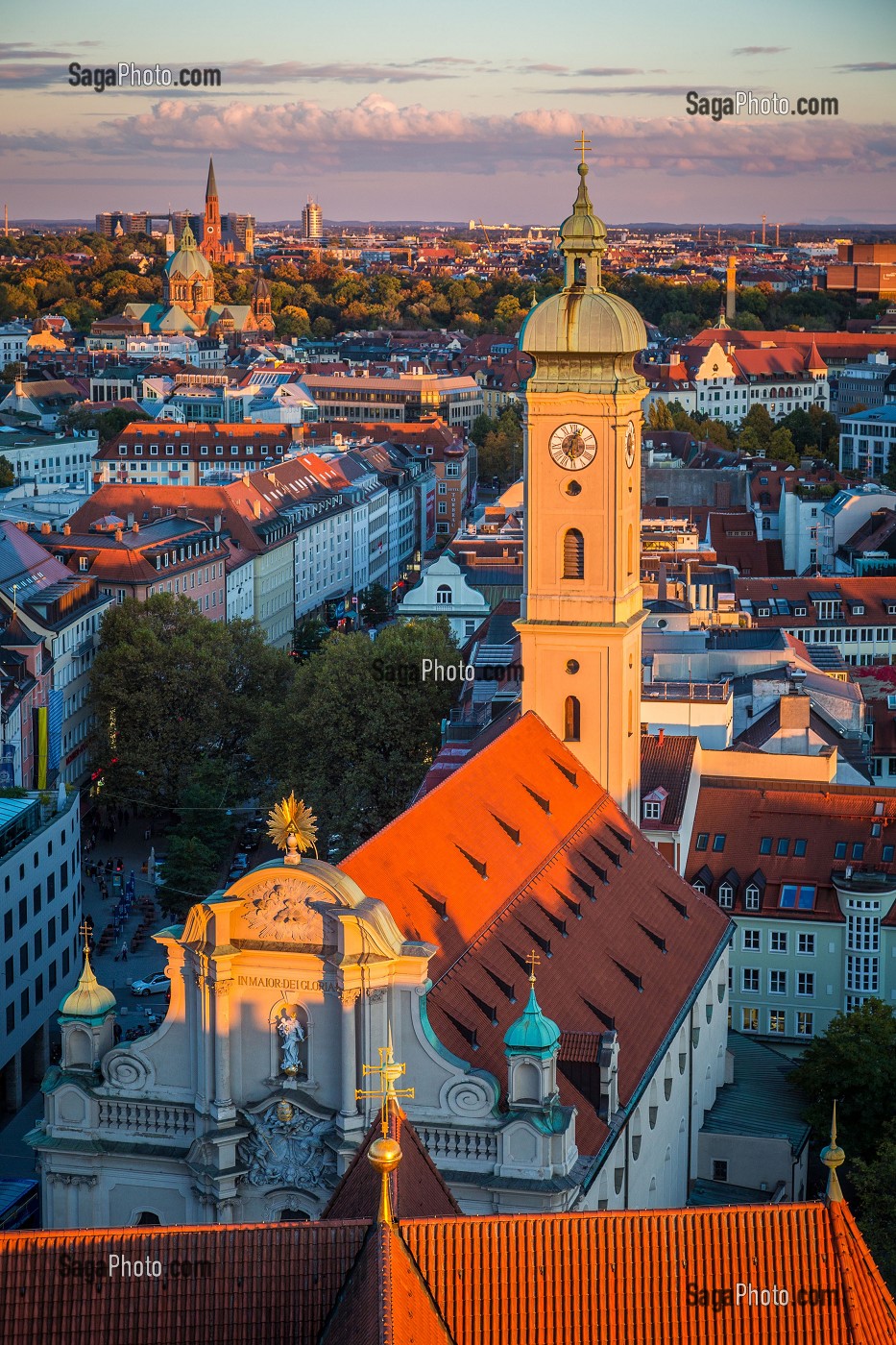 VILLE DE MUNICH, BAVIERE, ALLEMAGNE
