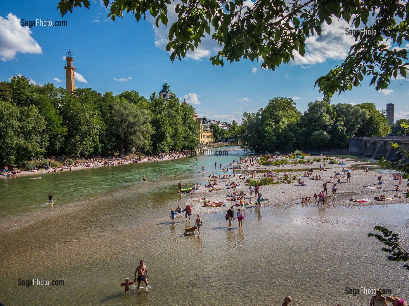 VILLE DE MUNICH, BAVIERE, ALLEMAGNE