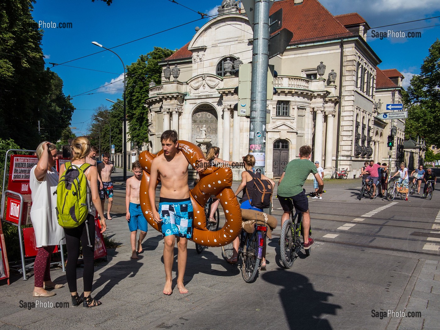 VILLE DE MUNICH, BAVIERE, ALLEMAGNE