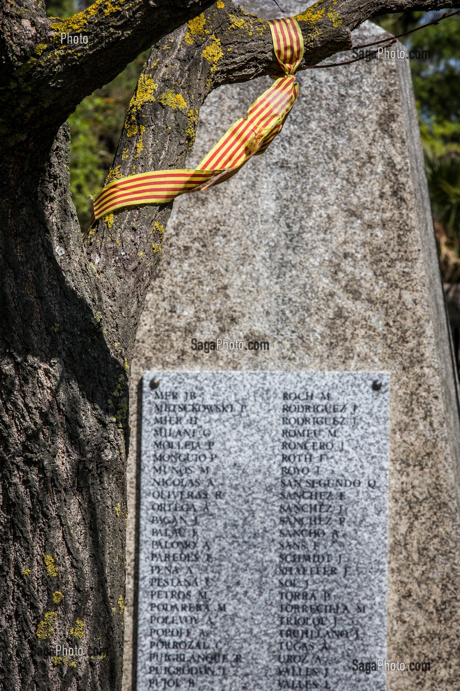 MEMORIAL DU CAMP D’ARGELES SUR MER SITUE A VALMY, LE LIEU EST CONSACRE A UN EPISODE DOULOUREUX DE L’HISTOIRE D’ARGELES-SUR-MER : L’INTERNEMENT DE 200 000 REPUBLICAINS AYANT FUI LE FRANQUISME EN 1939, ARGELES SUR MER, PYRENEES-ORIENTALES (66), FRANCE 