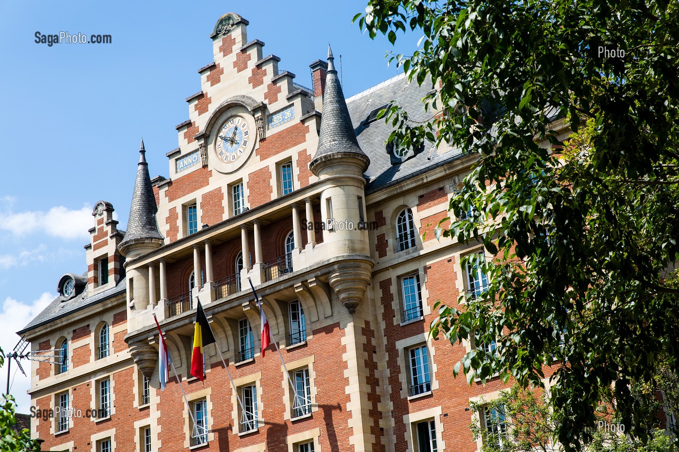 MAISON DES ETUDIANTS BELGES ET LUXEMBOURGEOIS, CITE INTERNATIONALE UNIVERSITAIRE DE PARIS, FONDATION BIERMANS LAPOTRE, PARIS, 14EME ARRONDISSEMENT, FRANCE, EUROPE 