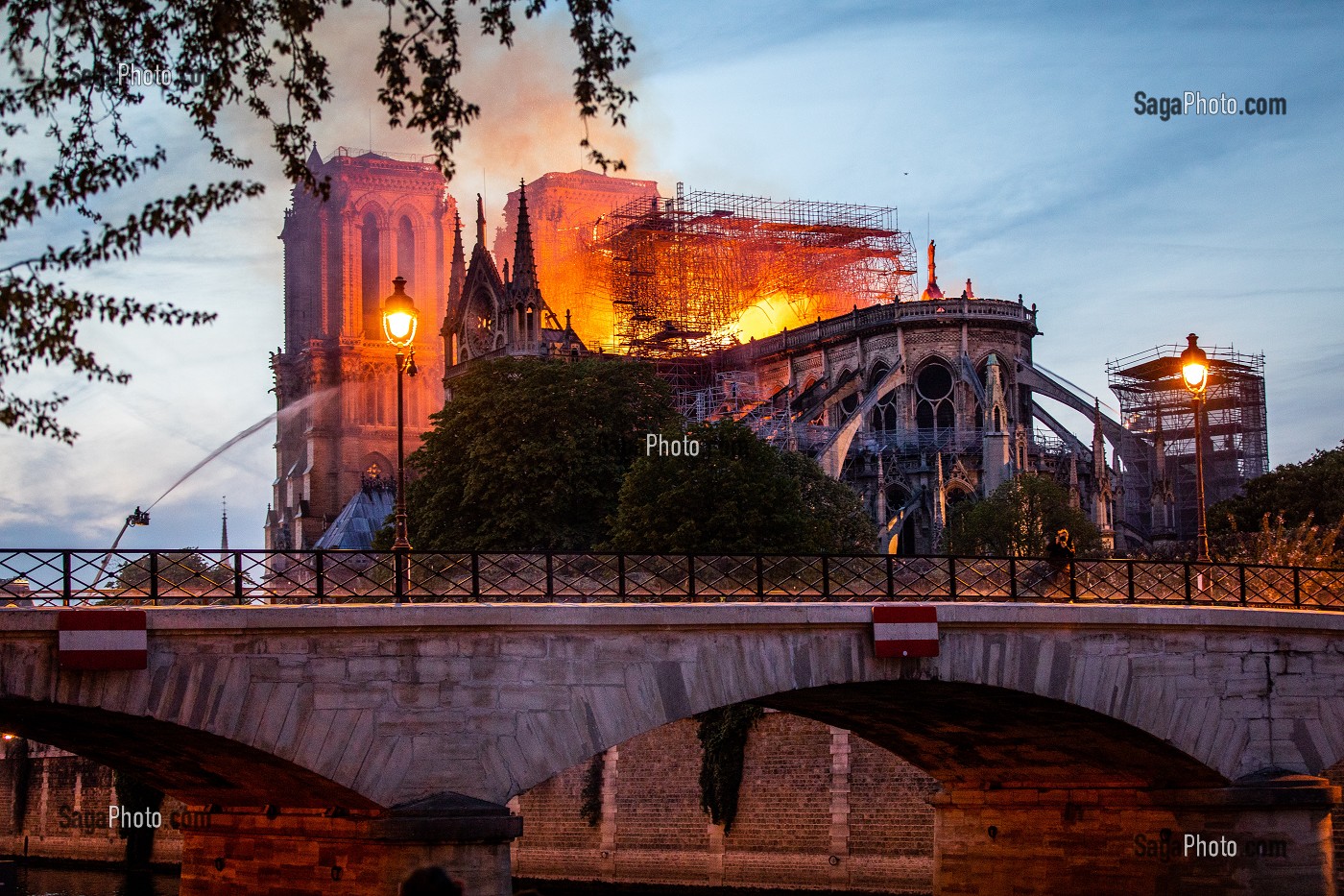 INCENDIE DE LA CATHEDRALE NOTRE DAME DE PARIS, PARIS, LE 15/04/19 