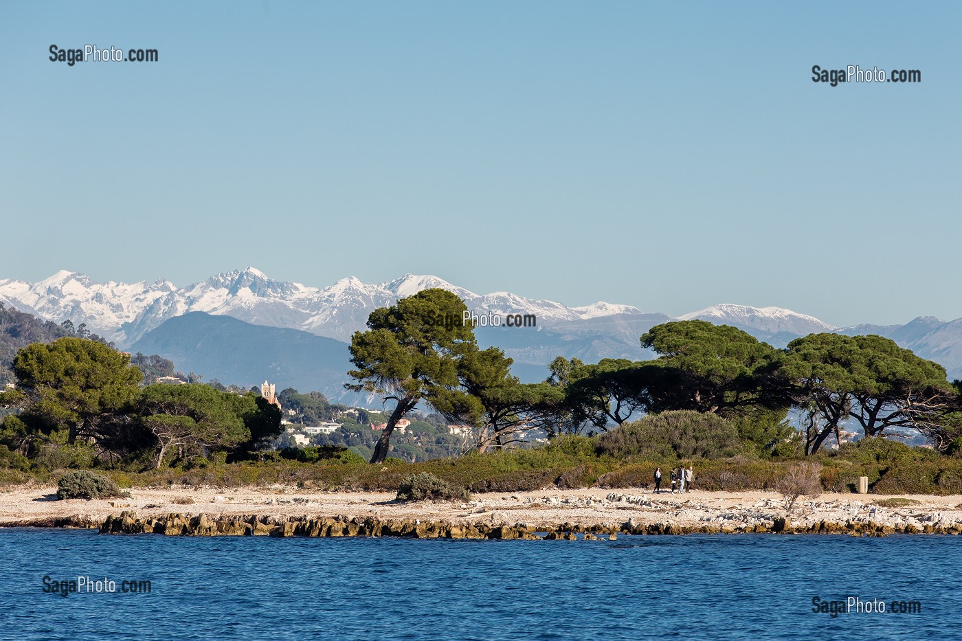 ILES DU LERINS, ILE SAINTE MARGUERITE ET ALPES, (06) ALPES MARITIMES, REGION SUD 