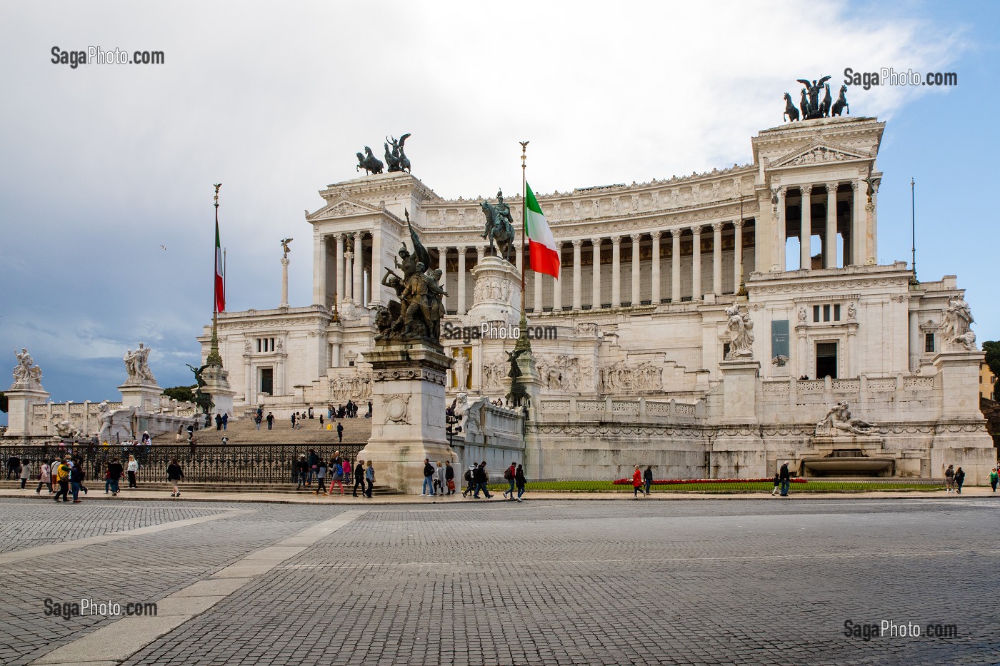 MONUMENT A VICTOR EMMANUEL II, ROME, ITALIE, EUROPE 