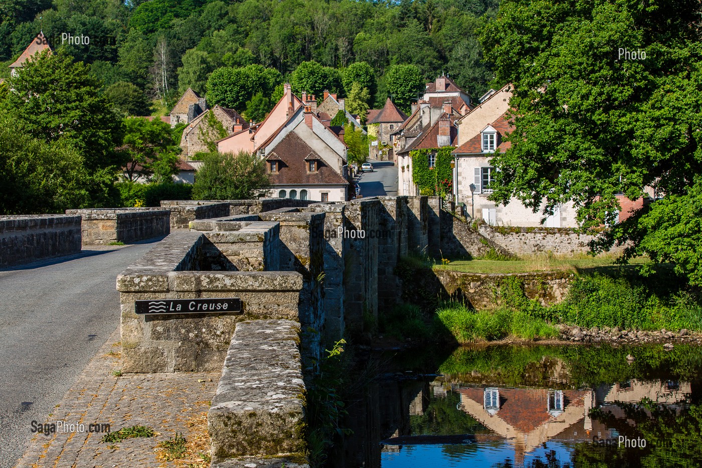 PONT ROMAIN, MOUTIER-D'AHUN, (23) CREUSE, NOUVELLE AQUITAINE, FRANCE 