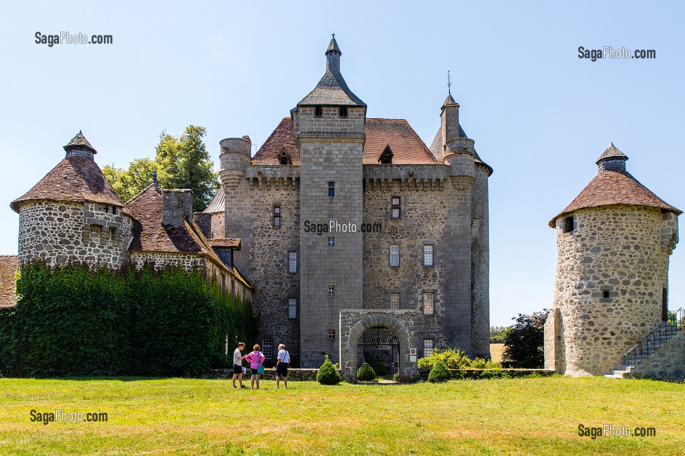 CHATEAU DE VILLEMONTEIX, SAINT-PARDOUX-LES-CARDS, (23) CREUSE, LIMOUSIN, FRANCE 