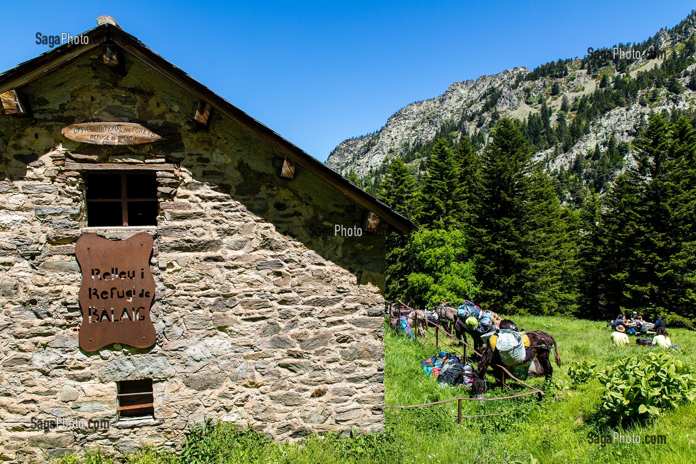 REFUGE DE BALAIG, MASSIF DU CANIGOU, (66) PYRENEES-ORIENTALES, LANGUEDOC-ROUSSILLON, OCCITANIE 