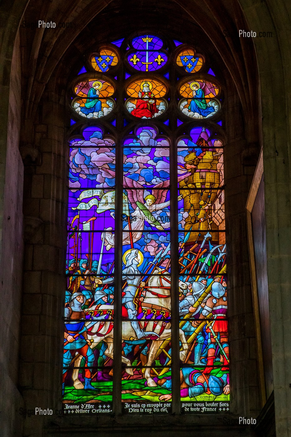 CATHEDRALE SAINT-ETIENNE, AUXERRE, YONNE, BOURGOGNE, FRANCE 