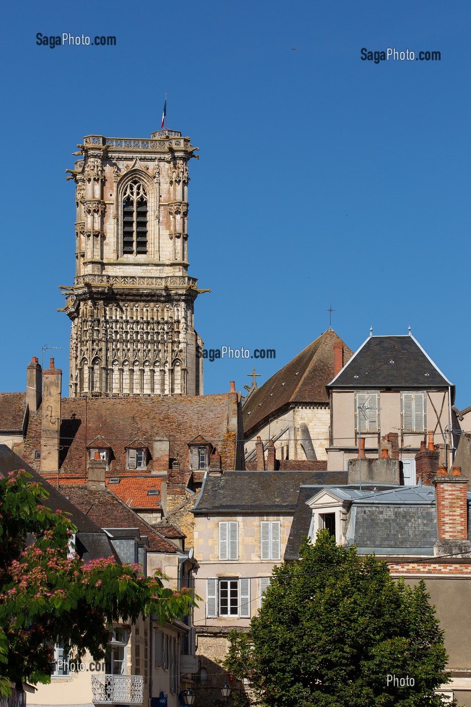 COLLEGIALE SAINT-MARTIN, CLAMECY, NIEVRE, BOURGOGNE, FRANCE 