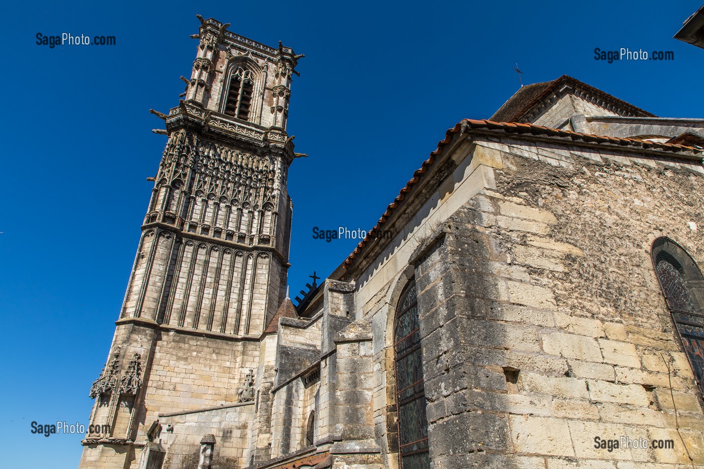 COLLEGIALE SAINT-MARTIN, CLAMECY, NIEVRE, BOURGOGNE, FRANCE 