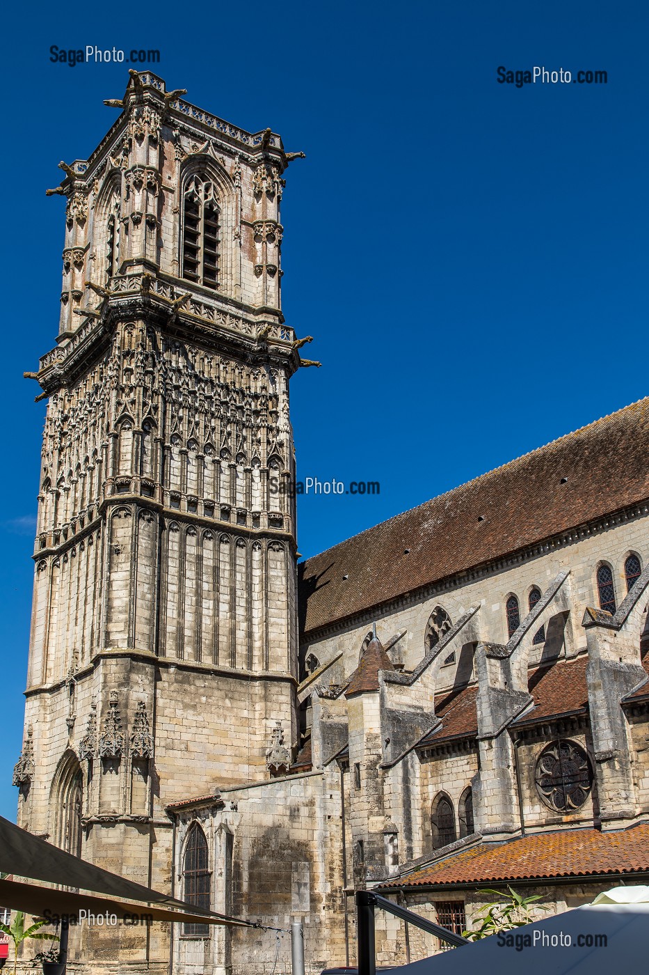 COLLEGIALE SAINT-MARTIN, CLAMECY, NIEVRE, BOURGOGNE, FRANCE 