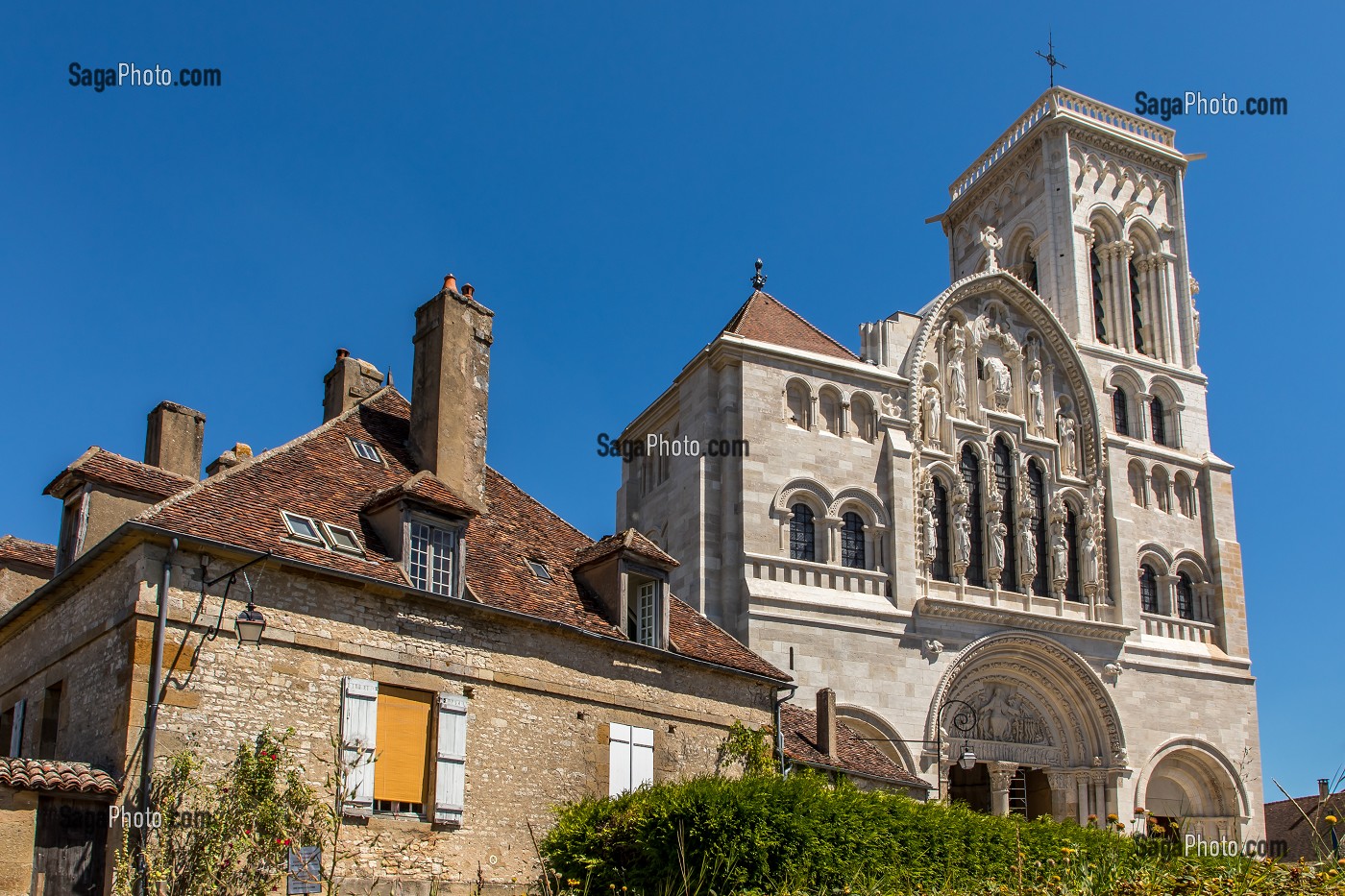 BASILIQUE SAINTE MARIE MADELEINE, VEZELAY, YONNE, BOURGOGNE, FRANCE 