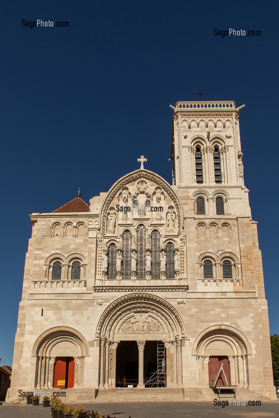 BASILIQUE SAINTE MARIE MADELEINE, VEZELAY, YONNE, BOURGOGNE, FRANCE 