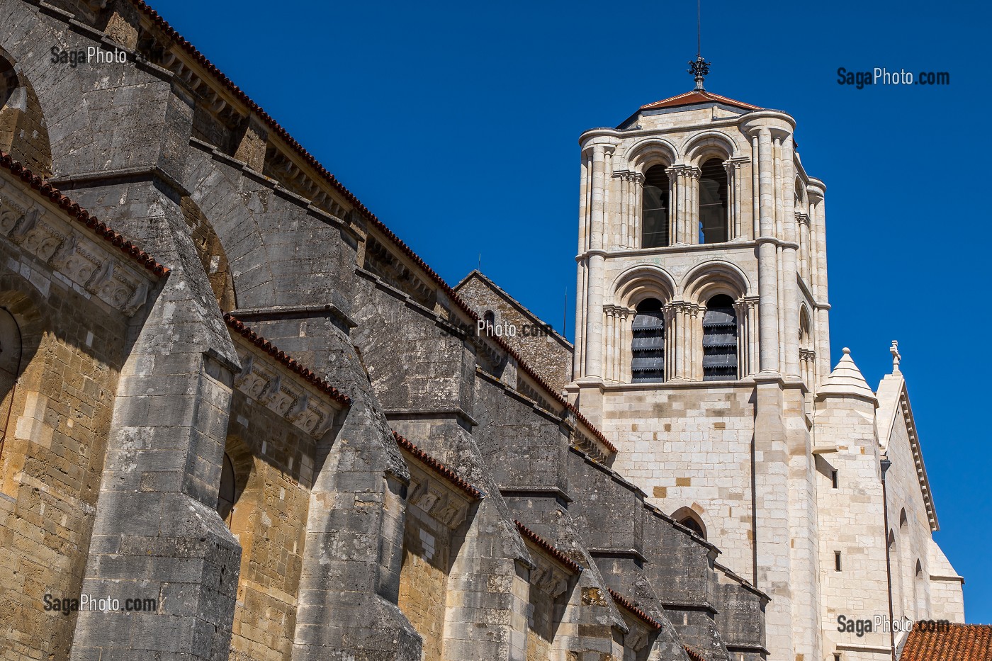 BASILIQUE SAINTE MARIE MADELEINE, VEZELAY, YONNE, BOURGOGNE, FRANCE 