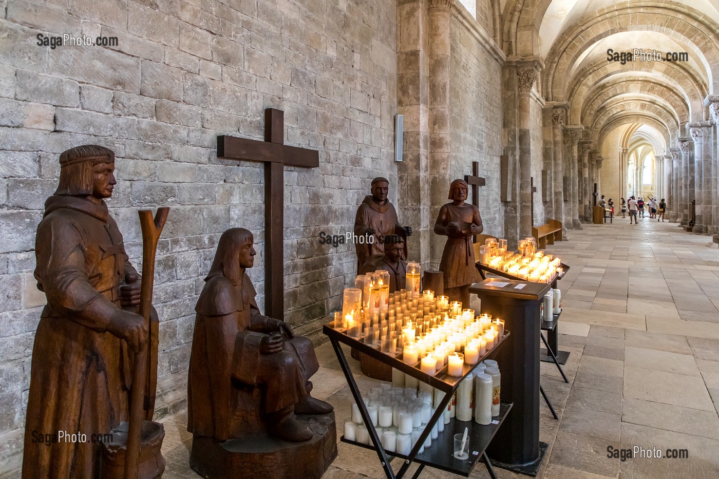 BASILIQUE SAINTE MARIE MADELEINE, VEZELAY, YONNE, BOURGOGNE, FRANCE 