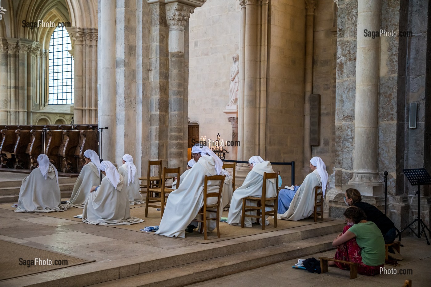 BASILIQUE SAINTE MARIE MADELEINE, VEZELAY, YONNE, BOURGOGNE, FRANCE 