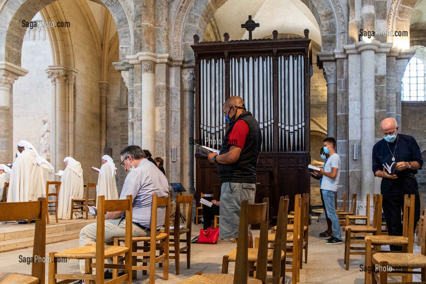 BASILIQUE SAINTE MARIE MADELEINE, VEZELAY, YONNE, BOURGOGNE, FRANCE 