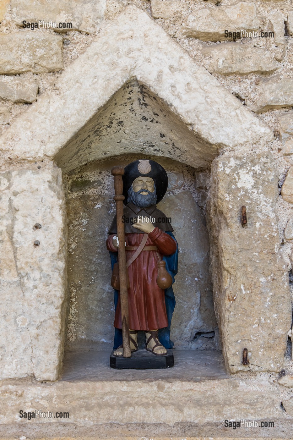 MAISON D'ACCUEIL DES PELERINS DE SAINT JACQUES DE COMPOSTELLE, VEZELAY, YONNE, BOURGOGNE, FRANCE 