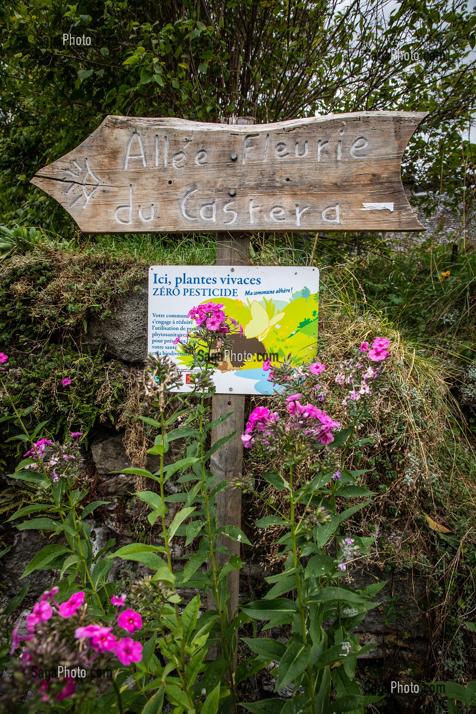 VILLAGE SANS PESTICIDE, AULON, HAUTES PYRENEES, MIDI PYRENEES, OCCITANIE, FRANCE 