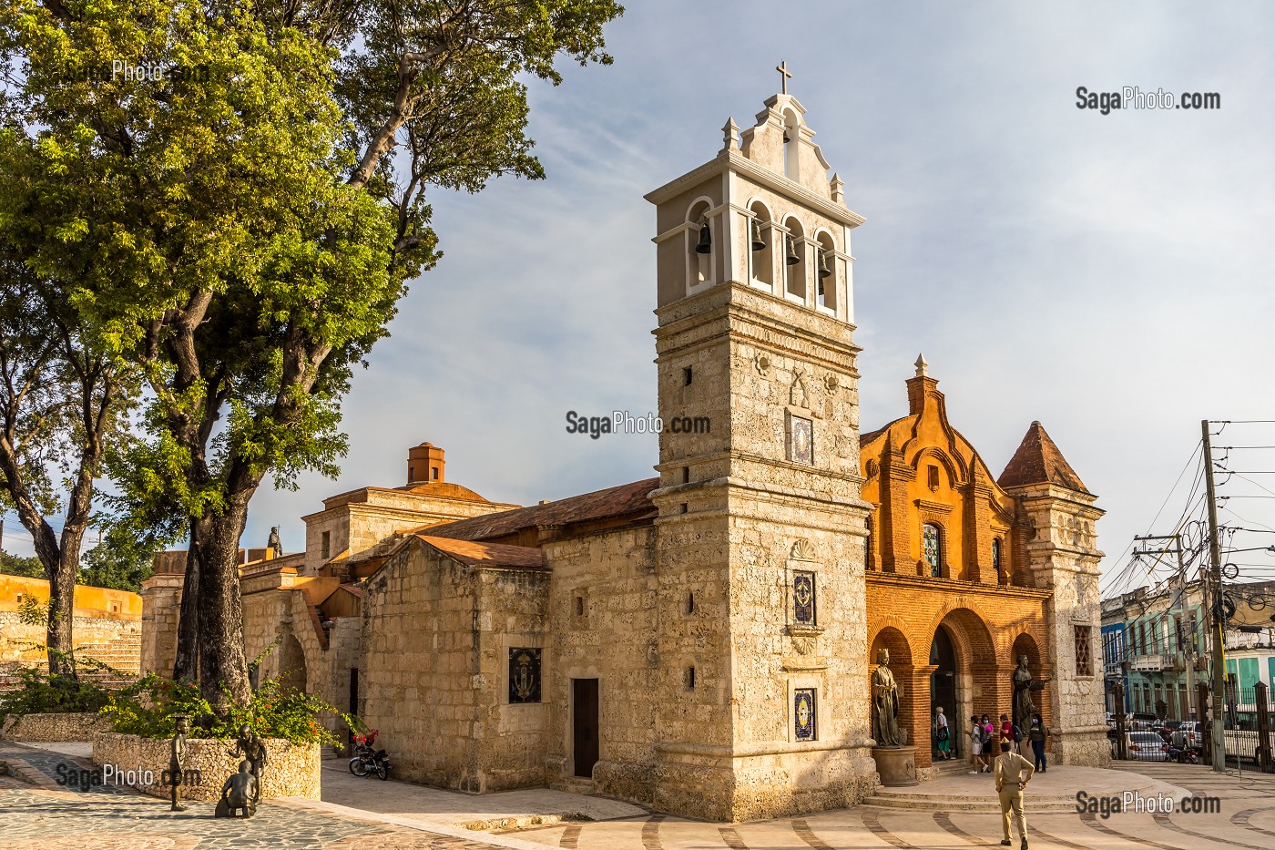 ÉGLISE DE SANTA BARBARA, IGLESIA DE SANTA BARBARA, QUARTIER COLONIAL, CLASSE AU PATRIMOINE MONDIAL DE L'UNESCO, SAINT DOMINGUE, SANTO DOMINGO, REPUBLIQUE DOMINICAINE 