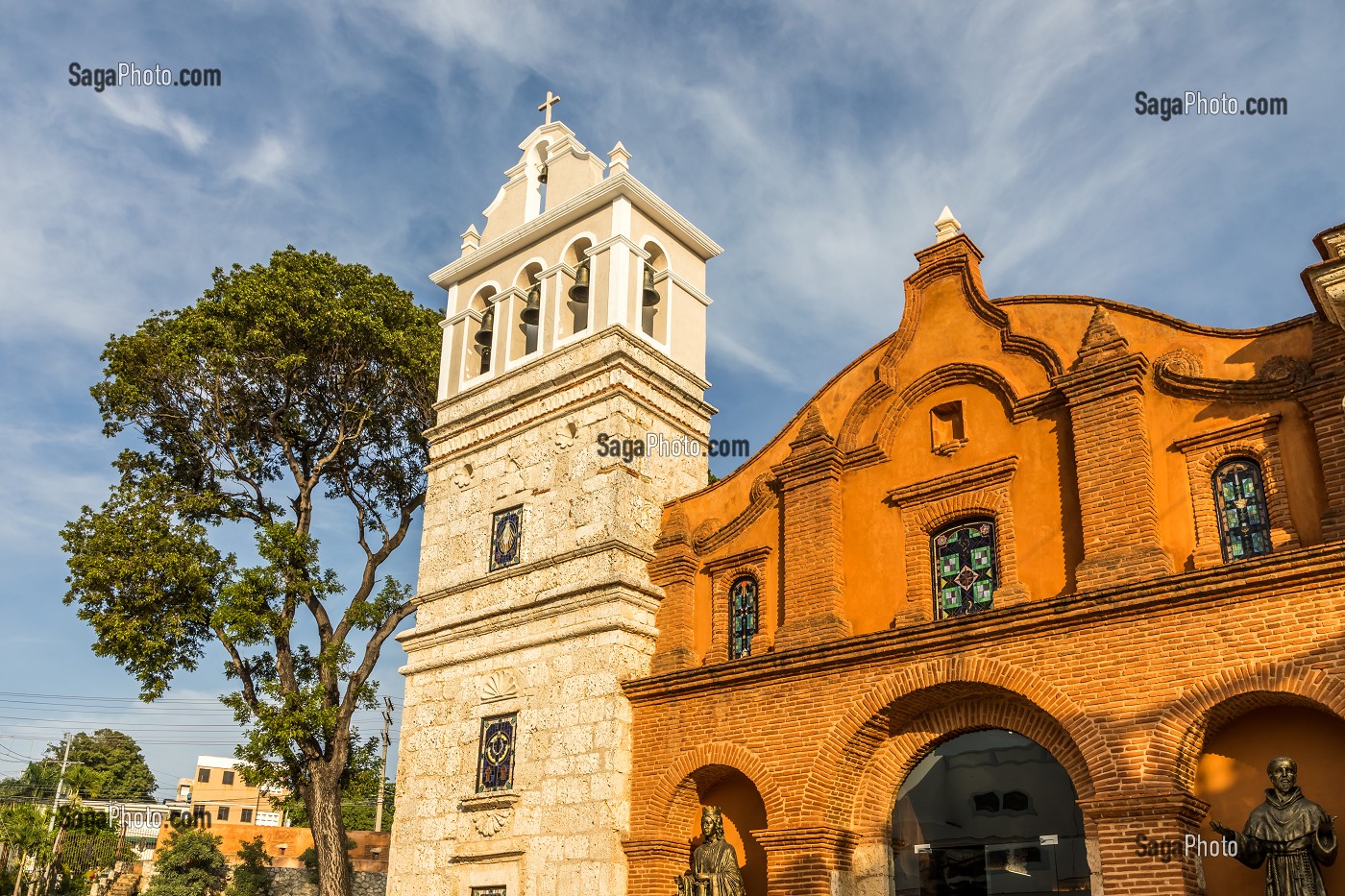 ÉGLISE DE SANTA BARBARA, IGLESIA DE SANTA BARBARA, QUARTIER COLONIAL, CLASSE AU PATRIMOINE MONDIAL DE L'UNESCO, SAINT DOMINGUE, SANTO DOMINGO, REPUBLIQUE DOMINICAINE 