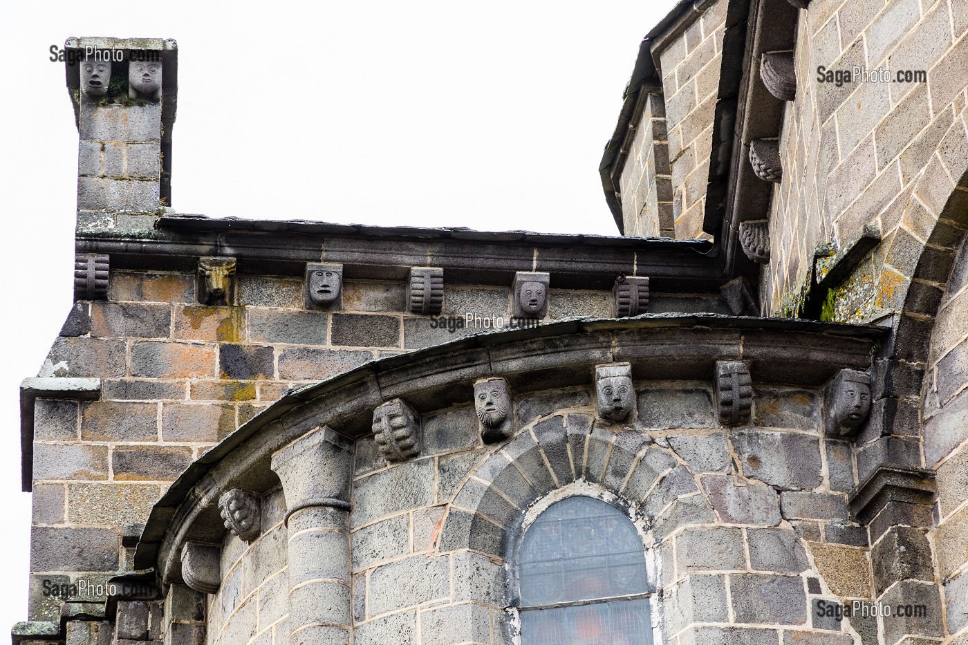 COLLEGIALE NOTRE DAME, HERMENT, (63) PUY DE DOME, AUVERGNE 