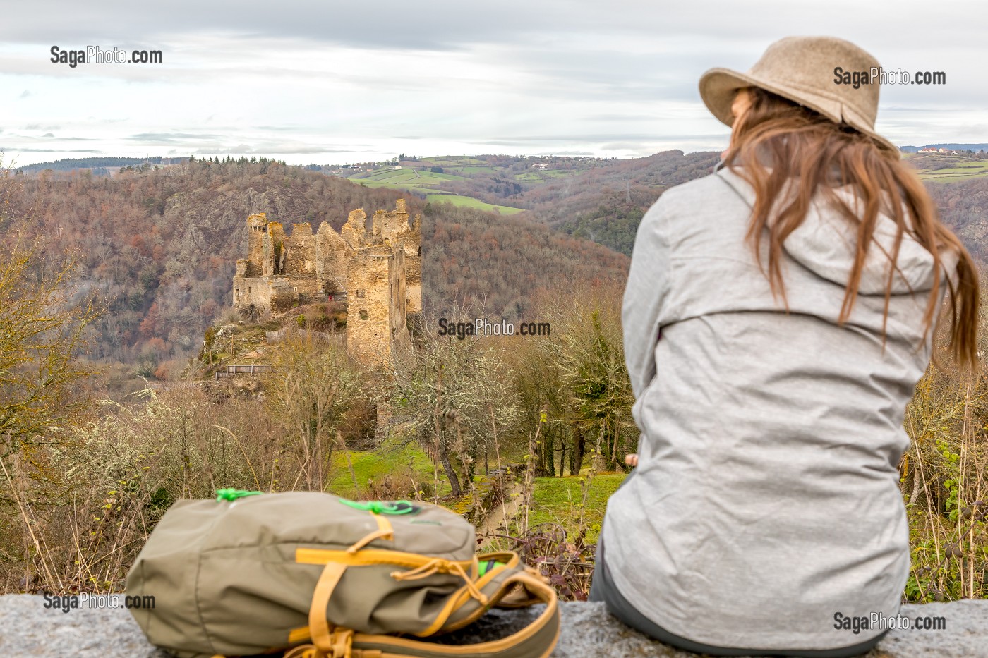 CHATEAU ROCHER, SAINT REMY DE BLOT, COMBRAILLES, (63) PUY DE DOME, AUVERGNE 