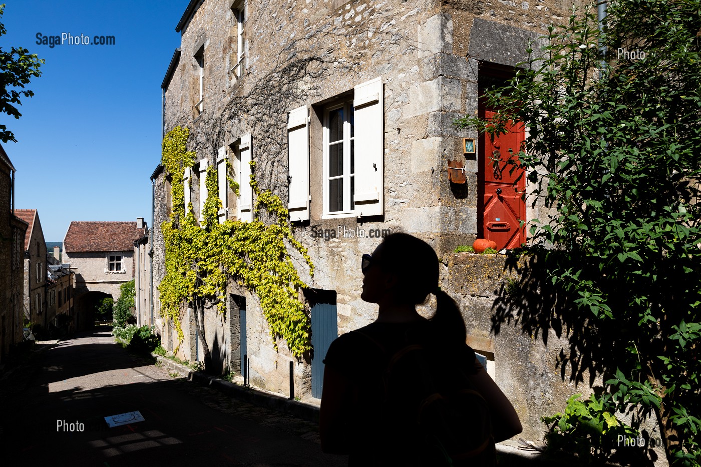 VILLAGE ET COLLINE ETERNELLE DE VEZELAY, (89) YONNE, BOURGOGNE, FRANCE 