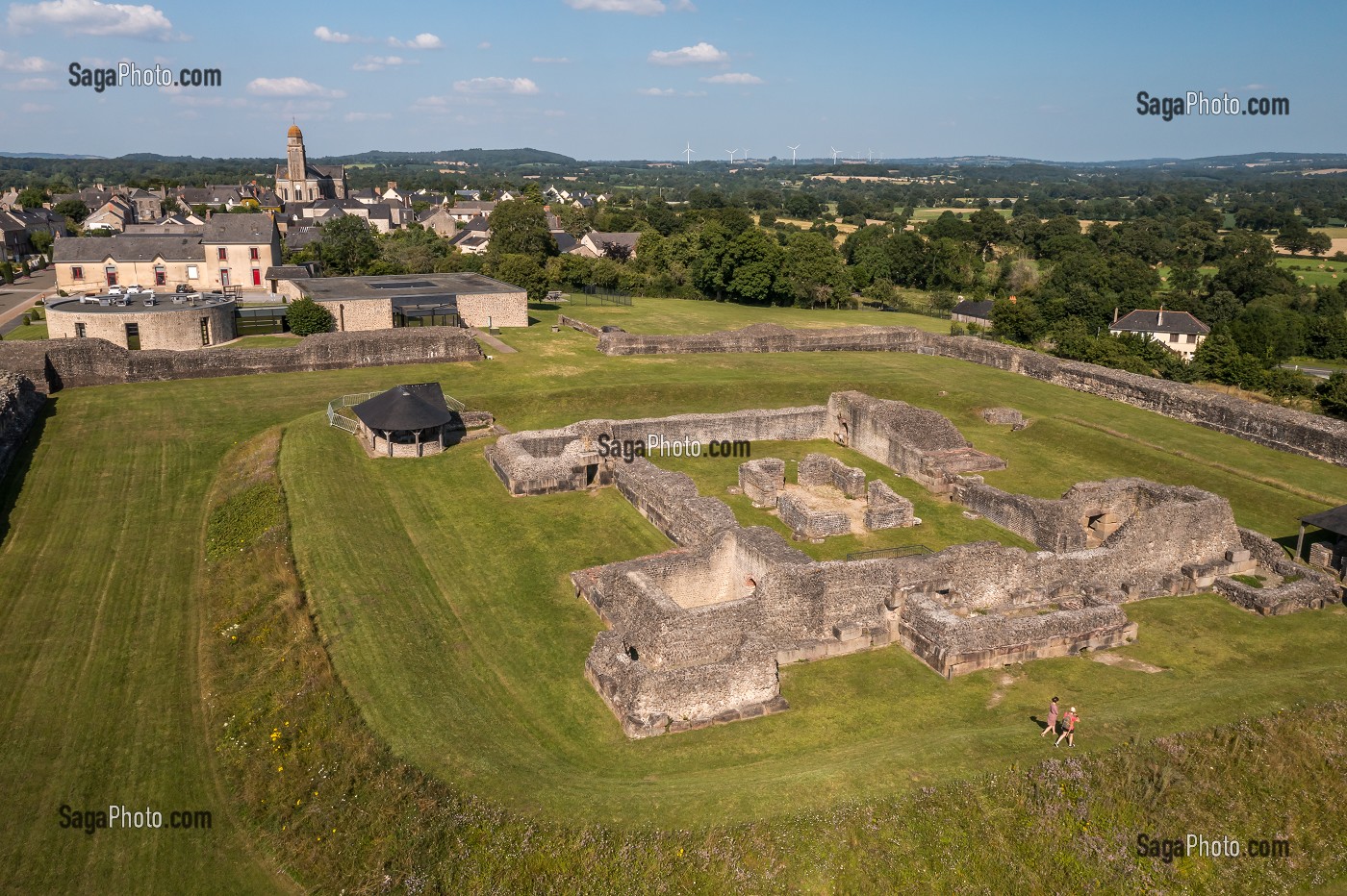 NOVIODUNUM, FORTERESSE DE JUBLAINS, MUSEE D'ARCHEOLOGIE, JUBLAINS, (53) MAYENNE, PAYS DE LA LOIRE 